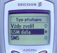 Ericsson A2628s - zmna typu pstupu