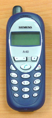 Siemens A40 (pohled zepedu)