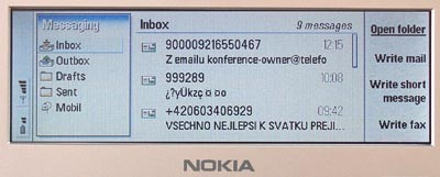 Nokia 9210-messaging