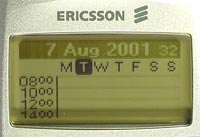 Ericsson T39m - display Kalend (tden)