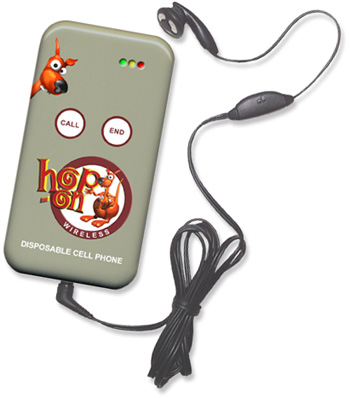 Hop-On Wireless-mobil na jedno pouziti