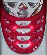 Nokia 8310 Detail klvesnice