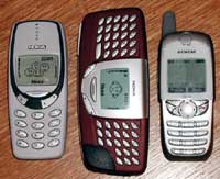 Nokia 5510 v porovnn s Nokia 3310 a Siemens SL45