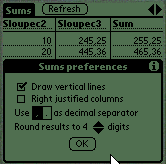 Column Preferences