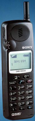 Sony CMD-X 2000 - ern s jog dialem...