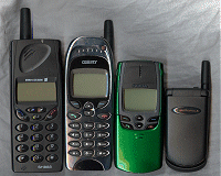 Ericsson SH888, Nokia 6150, Nokia 8810 a Motorola V3688