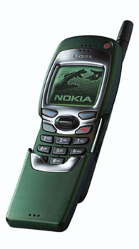 Vysunut telefon Nokia 7110