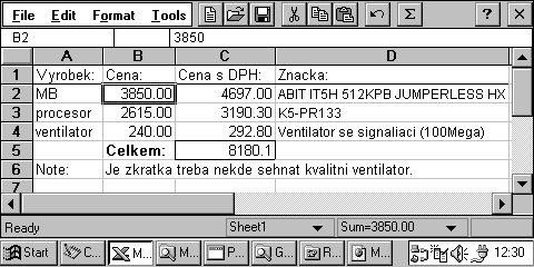 Pocket Excel