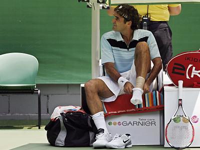 vcarsk tenista Roger Federer si pi duelu prvnho kola Australian Open mn ponoky.
