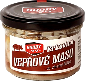 Krkovice – vepřové maso ve vlastní šťávě