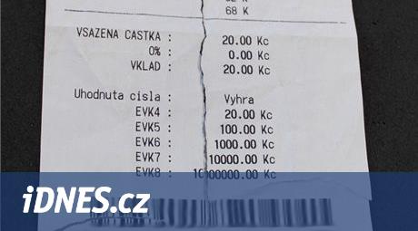 Mladý sázkař nejdřív tiket roztrhal a zahodil. Pak za něj dostal milion  korun - iDNES.cz