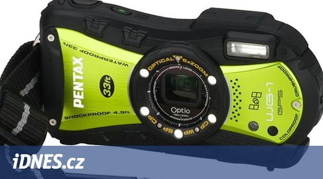 Odolný fotoaparát Pentax s GPS modulem zvládne pád i déšť - iDNES.cz