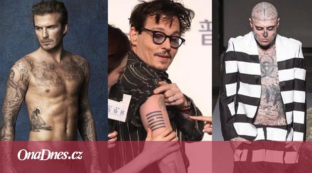 OBRAZEM: Známí muži se chlubí tetováním. Zakrývají přirozenou krásu ...