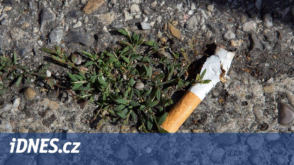 Výrobci cigaret budou platit za sběr a likvidaci vajglů. Obsahují plasty -  iDNES.cz