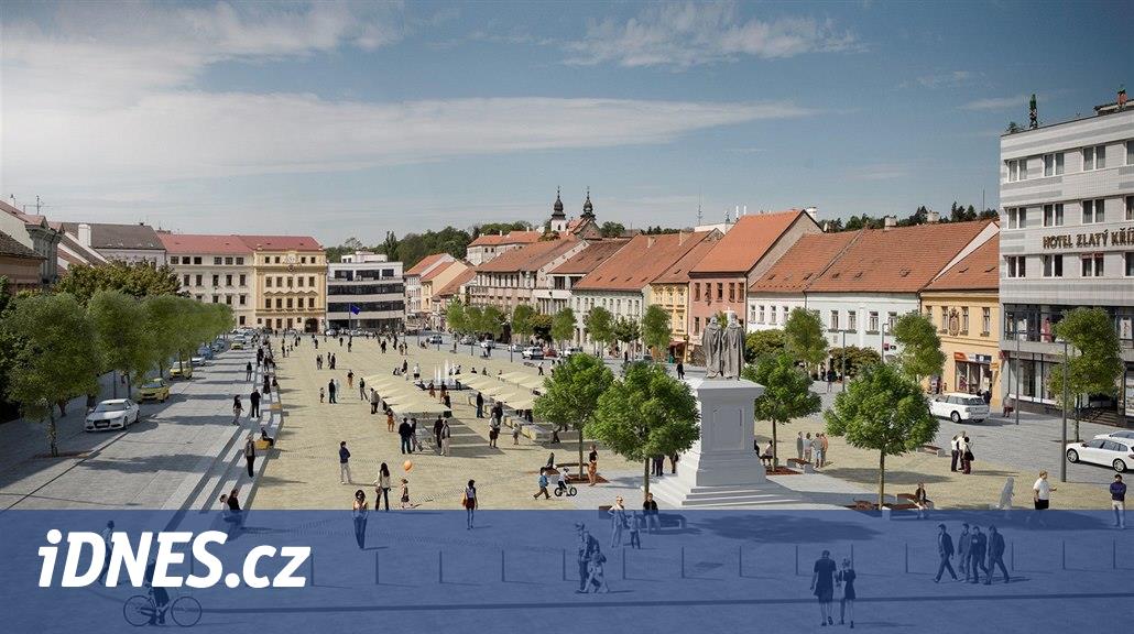 Po letech příprav se Třebíč pouští do přeměny náměstí, první práce začaly -  iDNES.cz