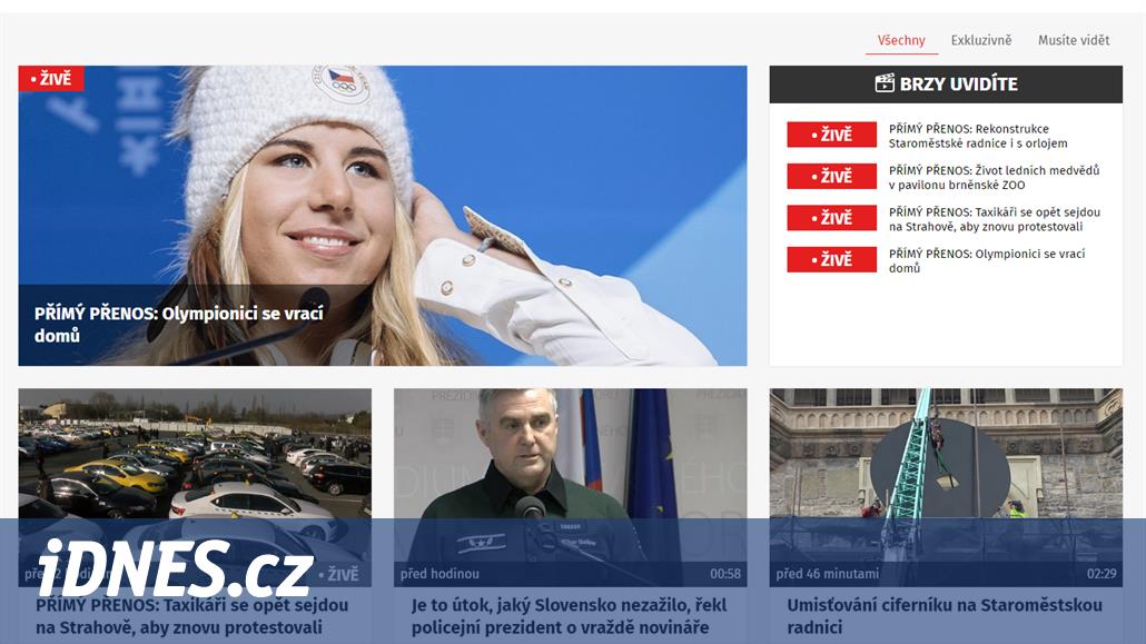 iDNES.cz představuje nový svět videa - Vše důležité na jednom místě ...