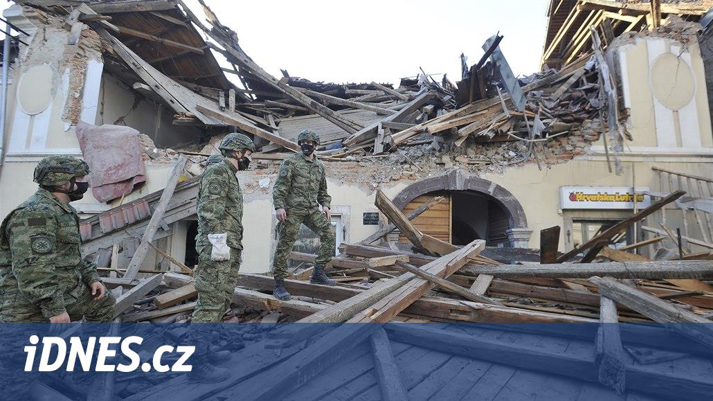 Chorvatské zemětřesení o síle 6,3 má oběti. V troskách zahynula celá rodina - iDNES.cz