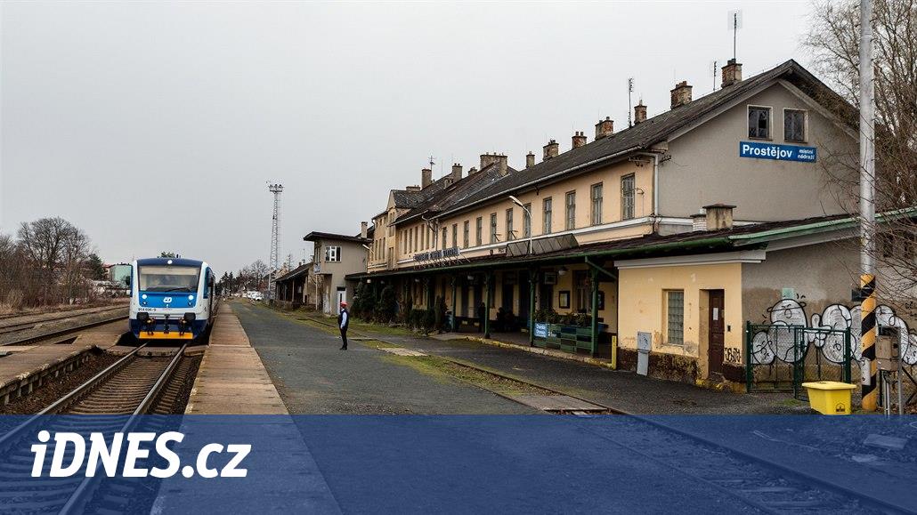 Prostějov'daki yerel istasyonun sonu. Yerine kulübe yapılacak