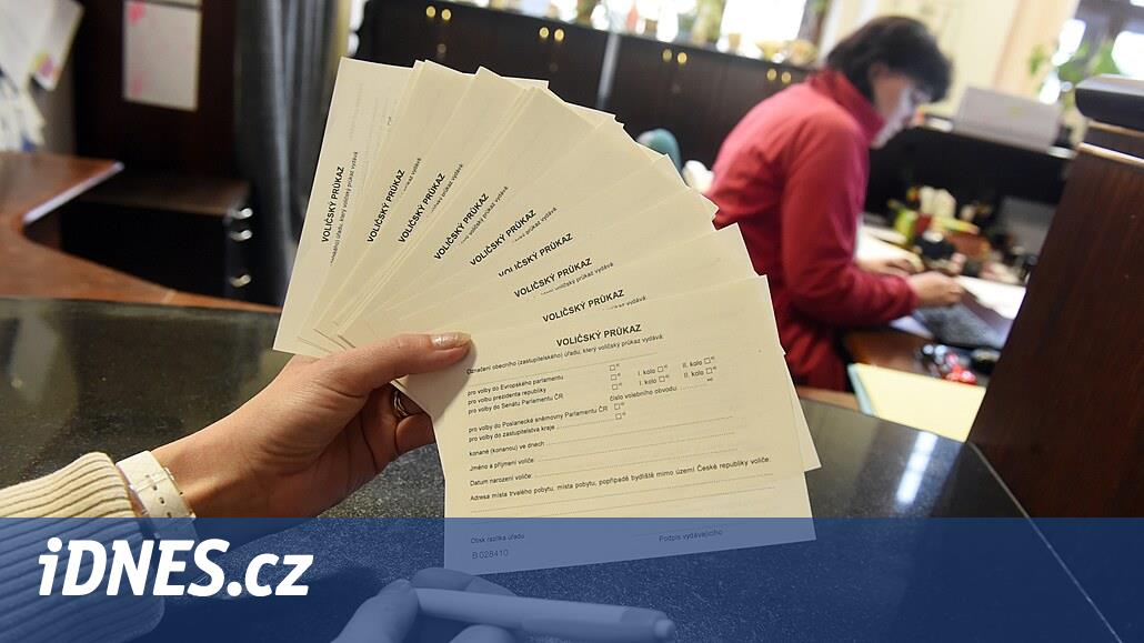 Voličský průkaz 2025: zájemci o hlasování jinde než v místě bydliště mají poslední minuty