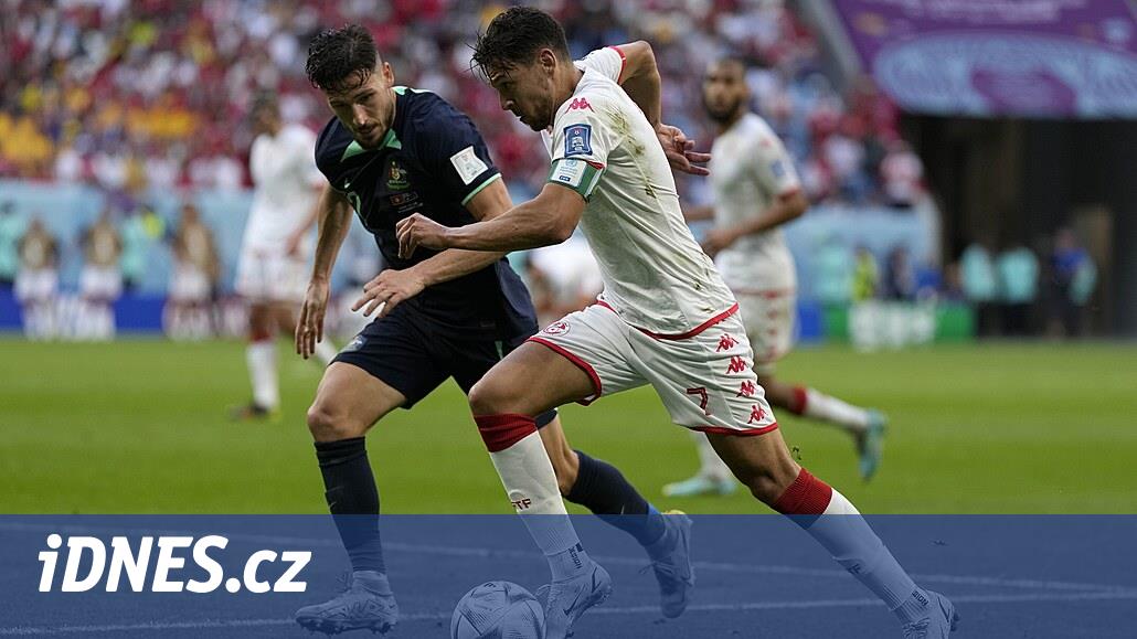 MS 2022 - Fotbal | Tunisko - Austrálie 0:1, Afričané útočili, jediný gól  dal ale soupeř - iDNES.cz