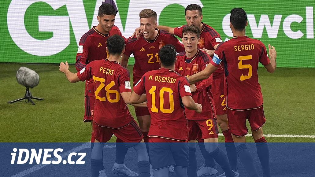 MS 2022 - Fotbal | 4. DEN MS: Dominance Španělska, senzační ztráta Němců. I  Belgičané se trápili - iDNES.cz