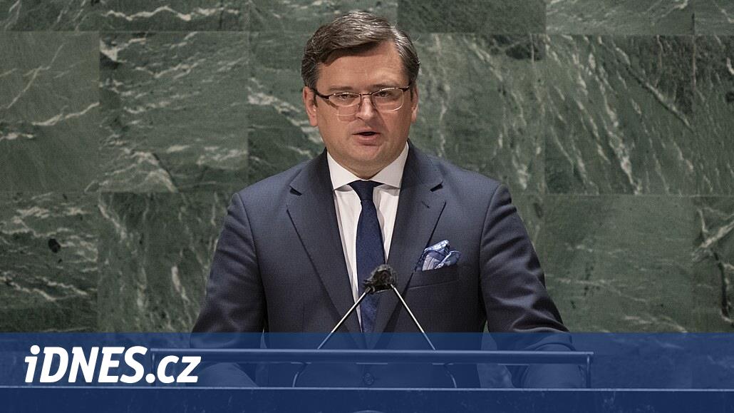 Válka by převrátila světový řád, apeloval šéf ukrajinské diplomacie v OSN -  iDNES.cz