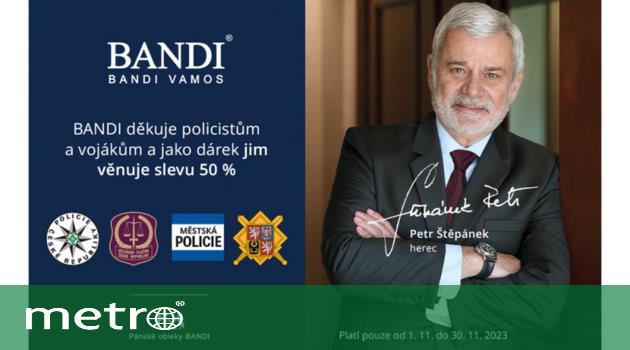 Majitel módní značky Pánské obleky BANDI děkuje policistům, strážníkům,  členům vězeňské služby a vojákům - Metro.cz