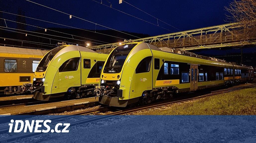 Jihlava ile Prag arasında sarı trenler çalışacak, bağlantılar Polonya tren setleri tarafından sağlanacak