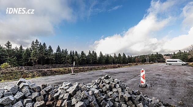 Orlické hory'de Šerlich'in altındaki otoparkın genişletilmesi bu yıl başlayacak