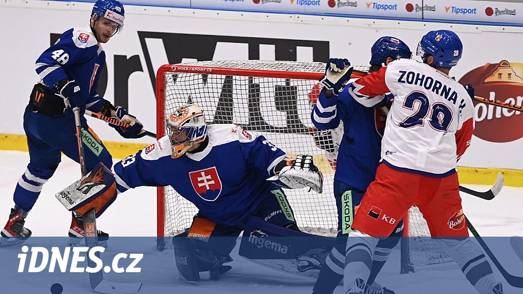 MS hokej 2023 Česko Slovensko 32N. Čtvrtá výhra v přípravě na MS, rozhodl Lenc iDNES.cz