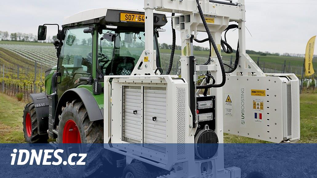 Les tracteurs équipés de panneaux UV protégeront les cultures des chocs, les vignerons promettent des rendements plus élevés