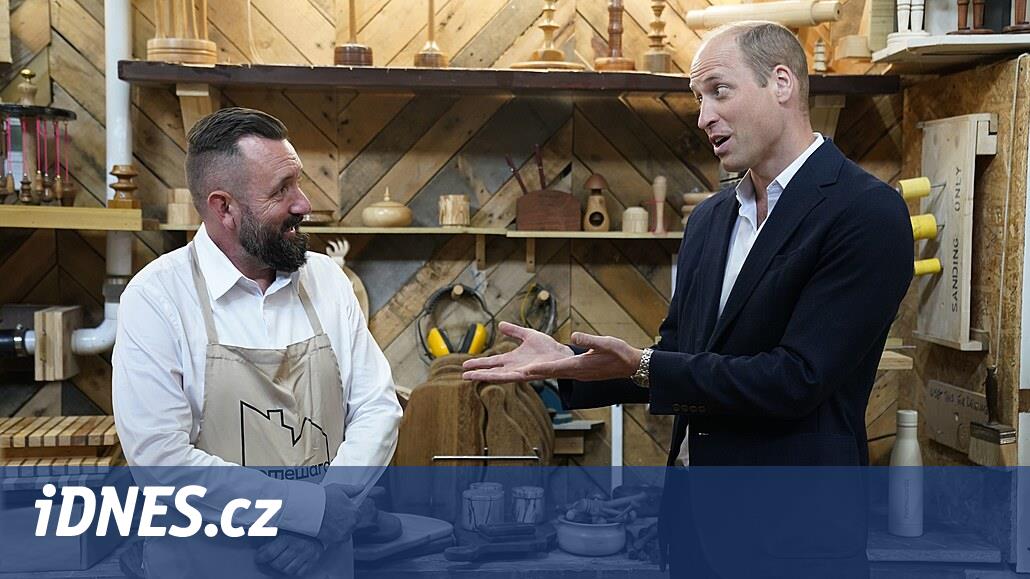 Princ William zahájil program boje proti bezdomovectví, připomněl svou matku - iDNES.cz
