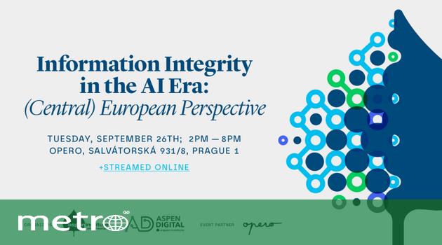 Live stream: Information Integrity in the AI Era: (Central) European Perspective
