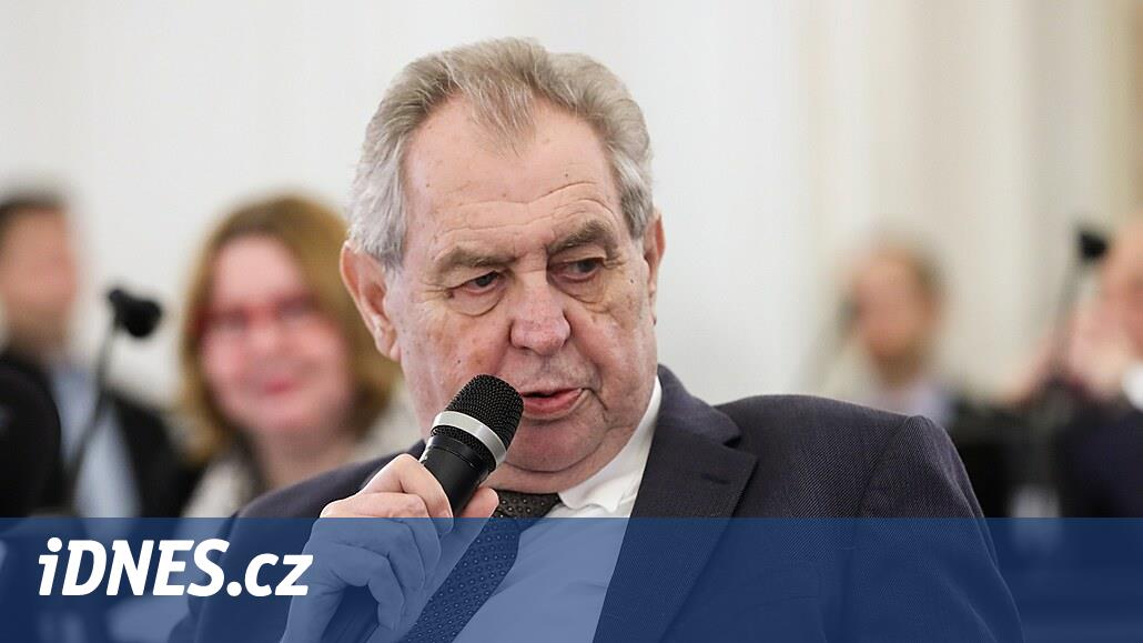 Rozhodl jsem se, že neodejdu z české politiky, vzkazuje hospitalizovaný Zeman - iDNES.cz