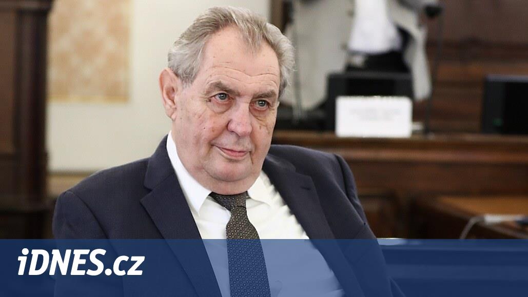 Zeman hastanede. Planlanan muayenenin ardından hastaneye kaldırıldı