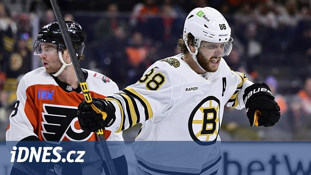 Pastrňák ve Zacha, Boston'un Philadelphia buzunda kazandığı zaferi yönetti