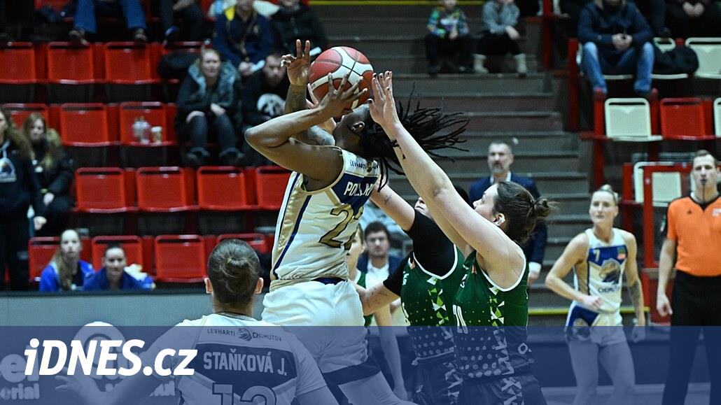 Amerikalı basketbolcu Pollardová ve temsilci Kadlecová Chomutov'a geldi