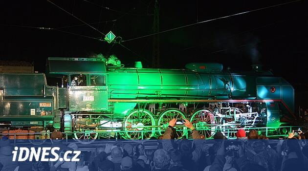 Česká Třebová'daki demiryolu günü iki rekor kırdı, mıknatıs gece gösterisiydi