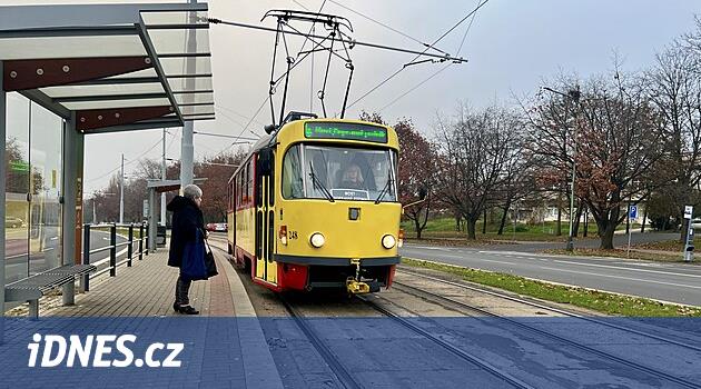 Most'ta tramvay hattını modernize edecekler, bir yılı aşkın süre insanlar otobüslerle taşınacak