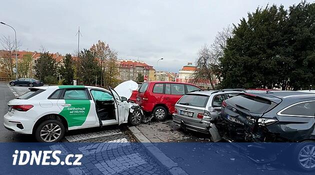 Başka bir ortak otomobille çarpışmanın ardından otoparkta yedi kişiye daha çarptı, sürücü kaçtı