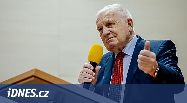 VŠE'den Klaus, “Geriye dönüyoruz ve 1989'dan çok 1950'lere daha yakınız” dedi.