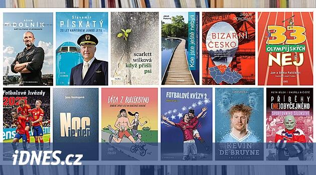 De Bruyne ve jumbo kaptanı. iDNES.cz ve MF DNES'in yazarları bu yıl hangi kitapları yazdı?