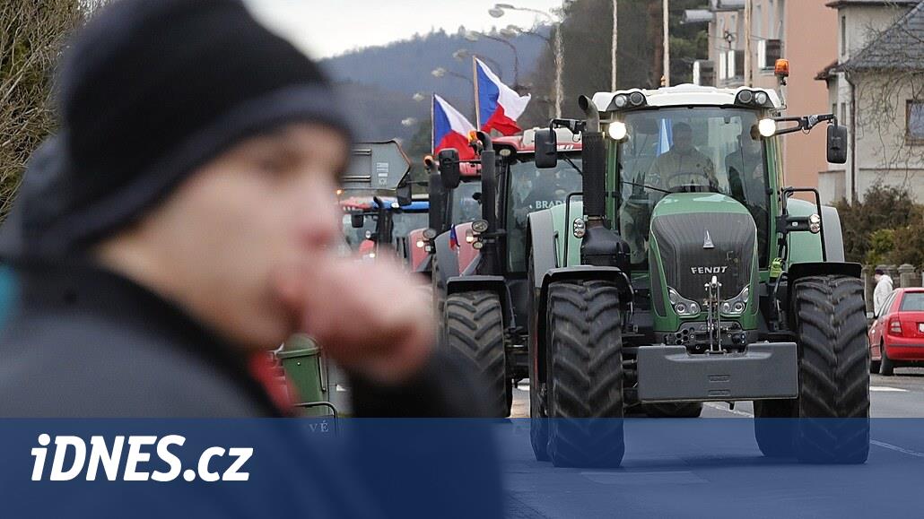 Ekipman sahibi çiftçiler Náchod ve Královka'daki sınırda protesto gösterisine gidiyor