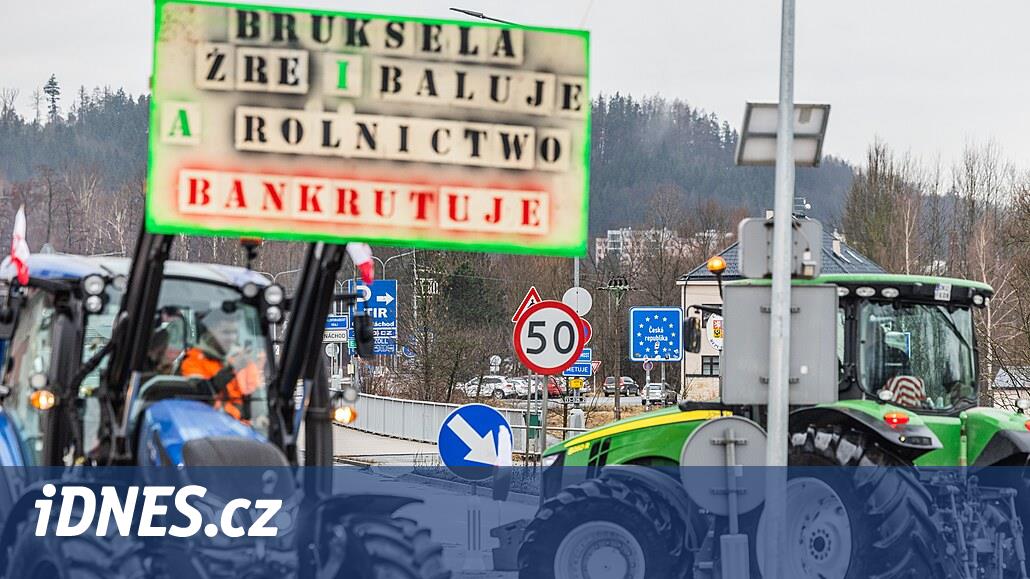 “Brüksel eğleniyor, çiftçiler iflas ediyor.” Polonyalı çiftçiler Çek sınırındaki trafiği kısıtladı
