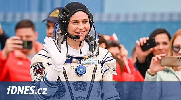 Na ISS se vydala první Běloruska, raketa MS-25 po odkladu odstartovala - iDNES.cz