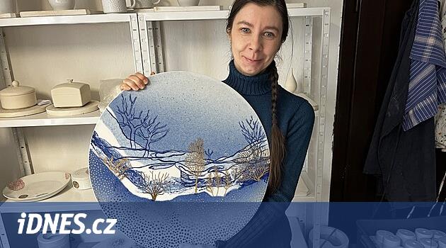 Šárka Schmelzerová porselenin saflığının, kırılganlığının ve asaletinin tadını çıkarıyor