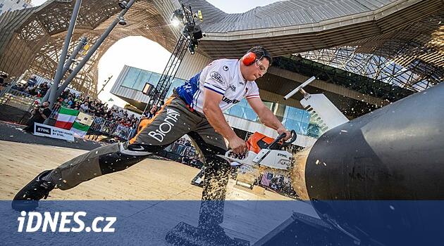 İlk kez finalde ve hemen gümüş. Žďár'lı bir oduncu dünya şampiyonasında başarılı oldu