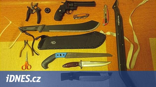 Akıl hastası adam memurları tehdit etti, sırt çantasında pala ve havalı tabanca vardı