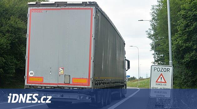 Hřebče yakınlarındaki lanetli I/35 yolu tekrar kapatılacak, sürücüleri birkaç dolambaçlı yol bekliyor