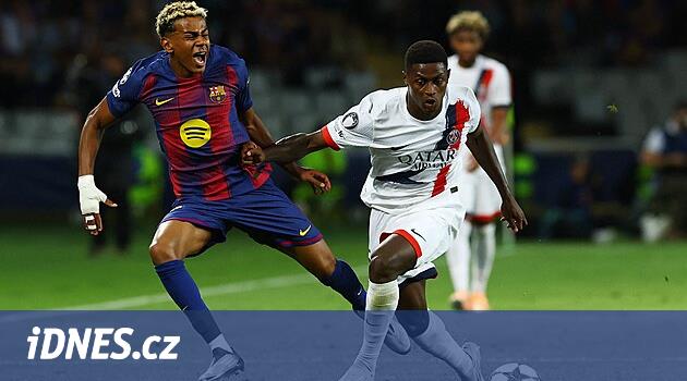 ONLINE: PSG srovnává v Barceloně, Arsenal i City vede. Kovář chytá proti Leverkusenu